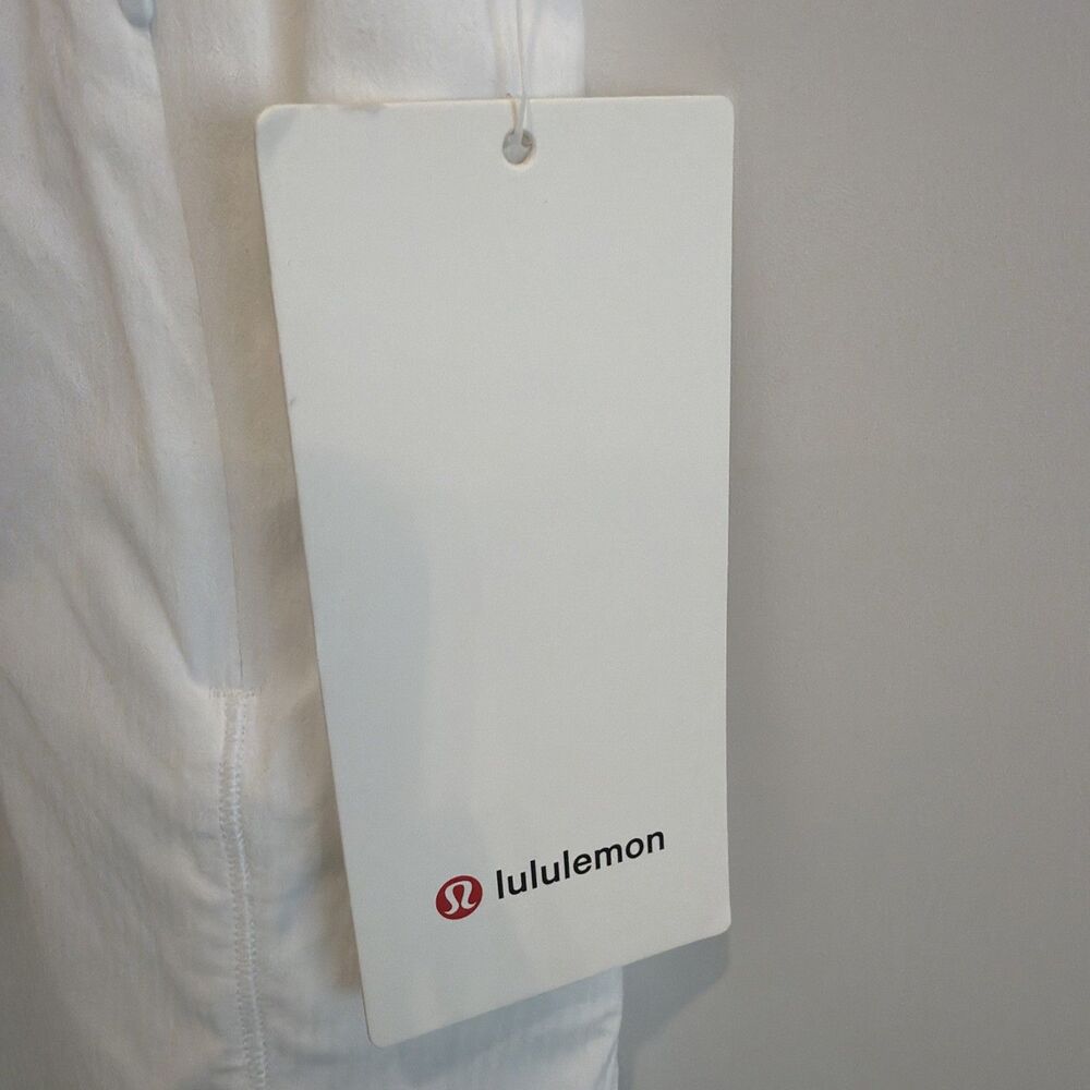 NWT Lululemon Sz 2 Long Hotty Hot HR High-Rise White Athletic Skirt Skort Tennis - Picture 2 of 16